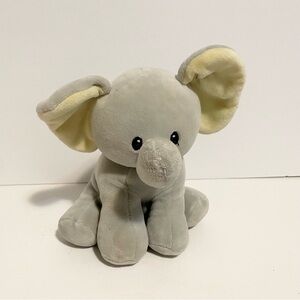 TY baby line bubbles elephant 6” plush gray stuffed animal soft touch lovey toy